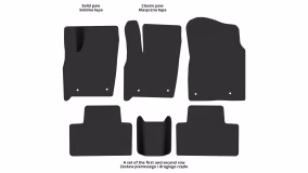 Interior mats for the Dodge Durango (WK2) 2014-… III generation US Crossover restyling 7-seater - Фото 2