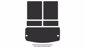Interior mats for the Dodge Durango (WK2) 2014-… III generation US Crossover restyling 7-seater - Фото 4