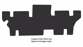 Dywaniki podłogowe do Dodge Grand Caravan 2010-2020 V generacja EU Minivan po restylingu 7-miejscowy - Фото 3