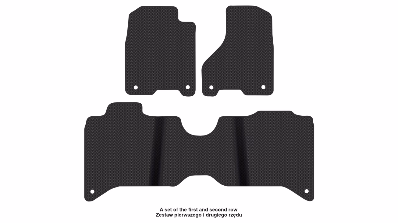 Interior mats for the Dodge Ram 2500 (DT) 2019-… V generation US Pickup - Фото 2