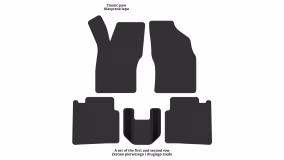 Interior mats for the Fiat Bravo 1995-2001 I generation EU Hatchback 3-door - Фото 2