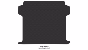 Interior mats for the Fiat Doblo Maxi (263) 2014-2022 II generation EU Minivan restyling - Фото 3
