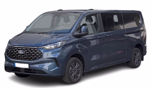 Dywaniki podłogowe do Ford Tourneo Custom 2023-… II generacja EU VAN 5-drzwiowy 8-miejscowy L1-L2