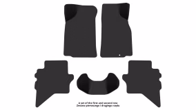 Dywaniki podłogowe do Ford Ranger 2006-2011 II generacja EU Pickup kierownica po prawej stronie - Фото 2