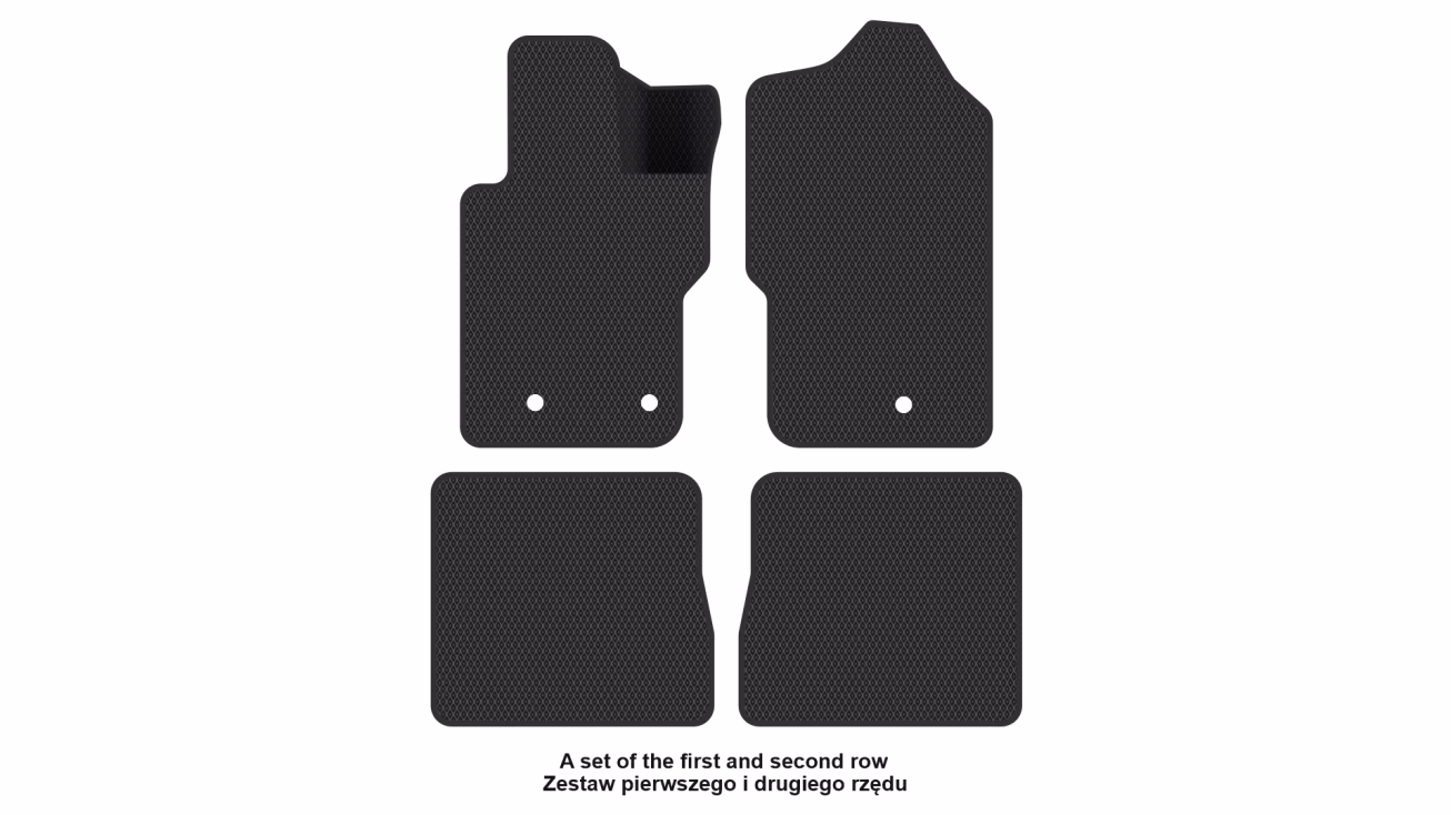 Interior mats for the Ford Bronco (U725) 2020-… VI generation US Crossover - Фото 2