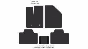 Dywaniki podłogowe do Ford Edge 2006-2014 I generacja Crossover przed restylingiem - Фото 2