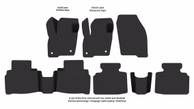 Dywaniki podłogowe do Ford Edge 2014-2018 II generacja US Crossover przed restylingiem - Фото 2