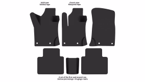 Interior mats for the Geely Atlas Pro (NL-3B) 2020-… I generation EU Crossover - Фото 2