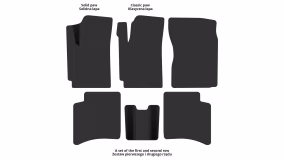 Interior mats for the Geely MK 2006-2014 I generation EU Sedan - Фото 2