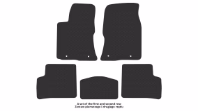 Interior mats for the Geely SL 2011-… I generation EU Sedan - Фото 2