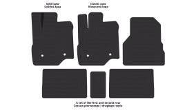 Interior mats for the GMC Terrain 2009-2017 I generation US Crossover - Фото 2