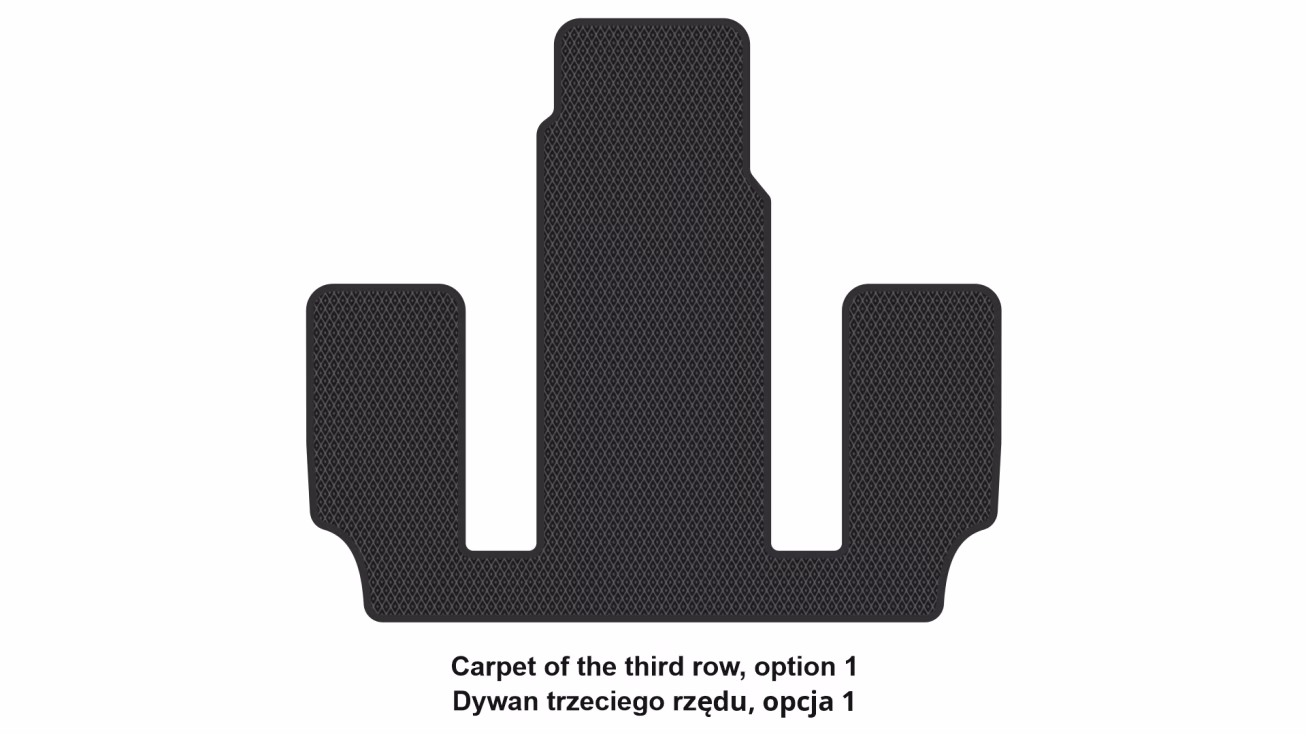 Interior mats for the GMC Acadia 2016-2023 II generation US Crossover 6-seater - Фото 3