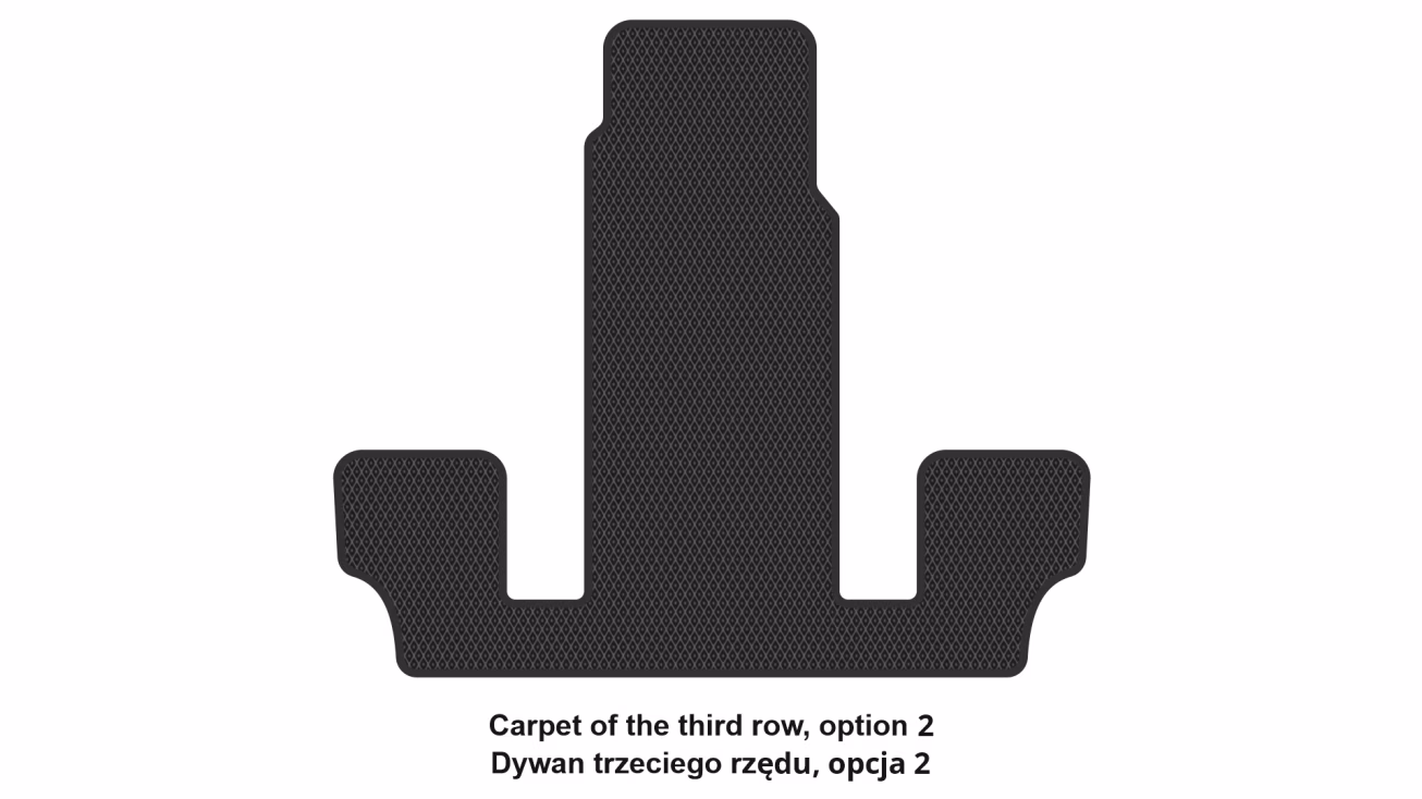 Interior mats for the GMC Acadia 2016-2023 II generation US Crossover 6-seater - Фото 4