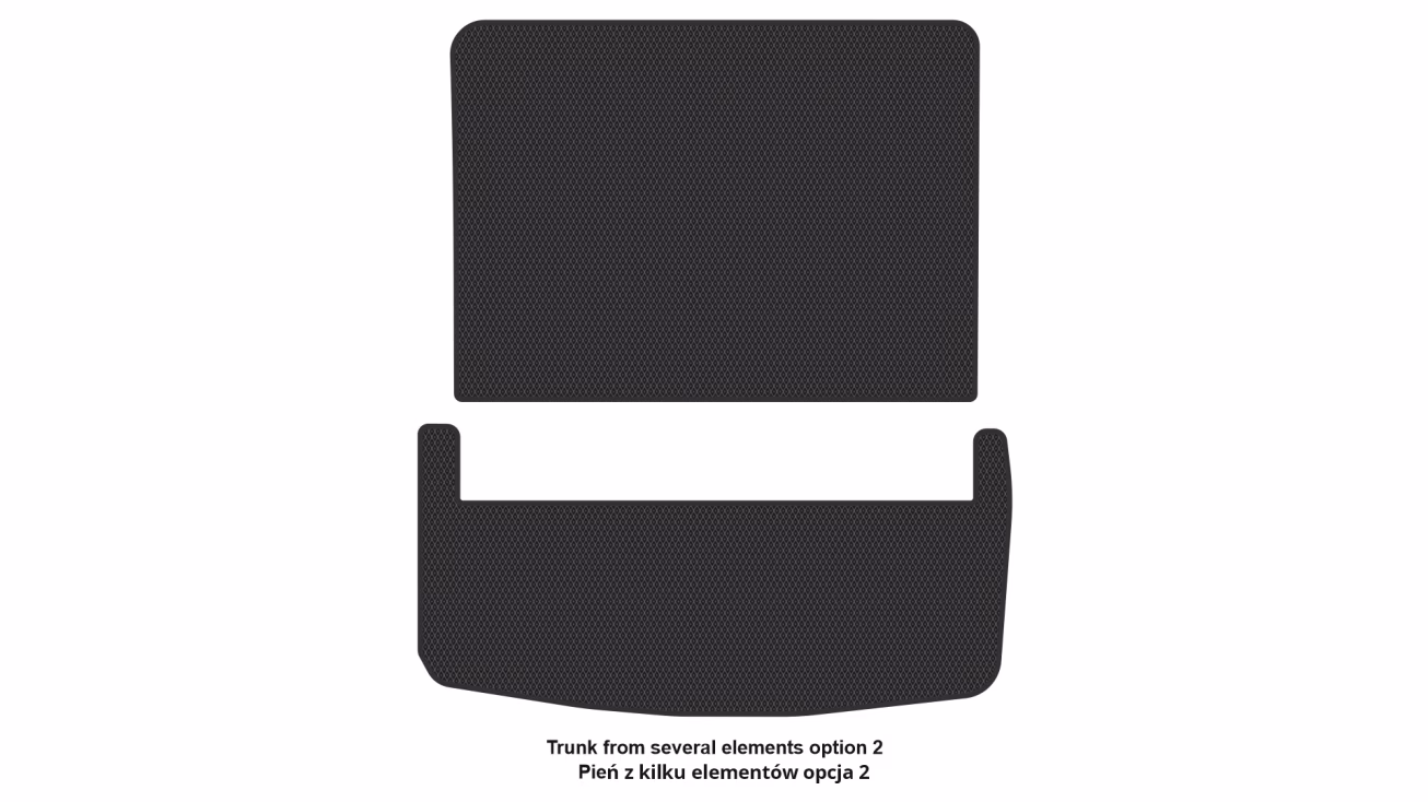 Interior mats for the GMC Acadia 2016-2023 II generation US Crossover 6-seater - Фото 6