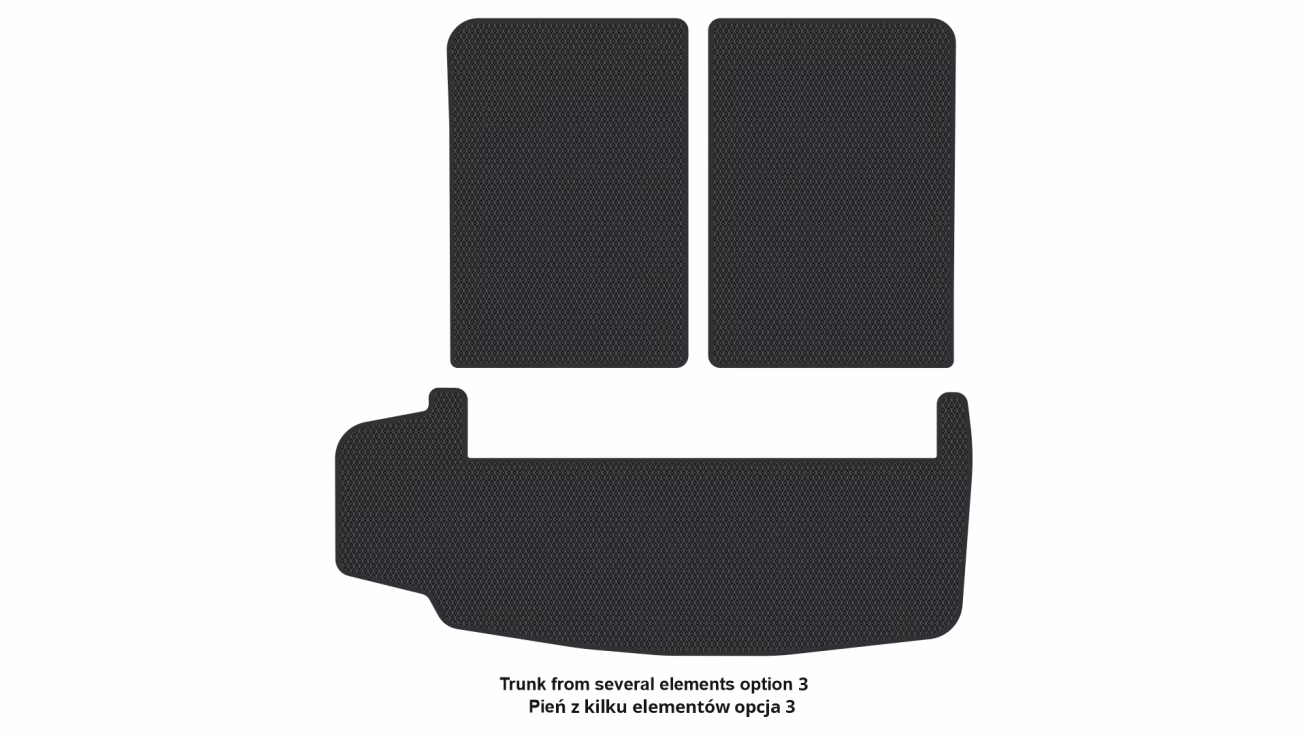 Interior mats for the GMC Acadia 2016-2023 II generation US Crossover 6-seater - Фото 7