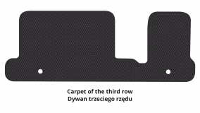 Interior mats for the GMC Acadia 2006-2016 I generation US Crossover 8-seater - Фото 3