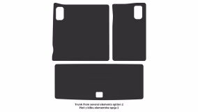 Interior mats for the GMC Acadia 2006-2016 I generation US Crossover 8-seater - Фото 5