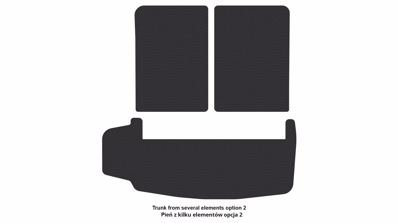 Interior mats for the GMC Acadia 2016-2023 II generation US Crossover 7-seater - Фото 5
