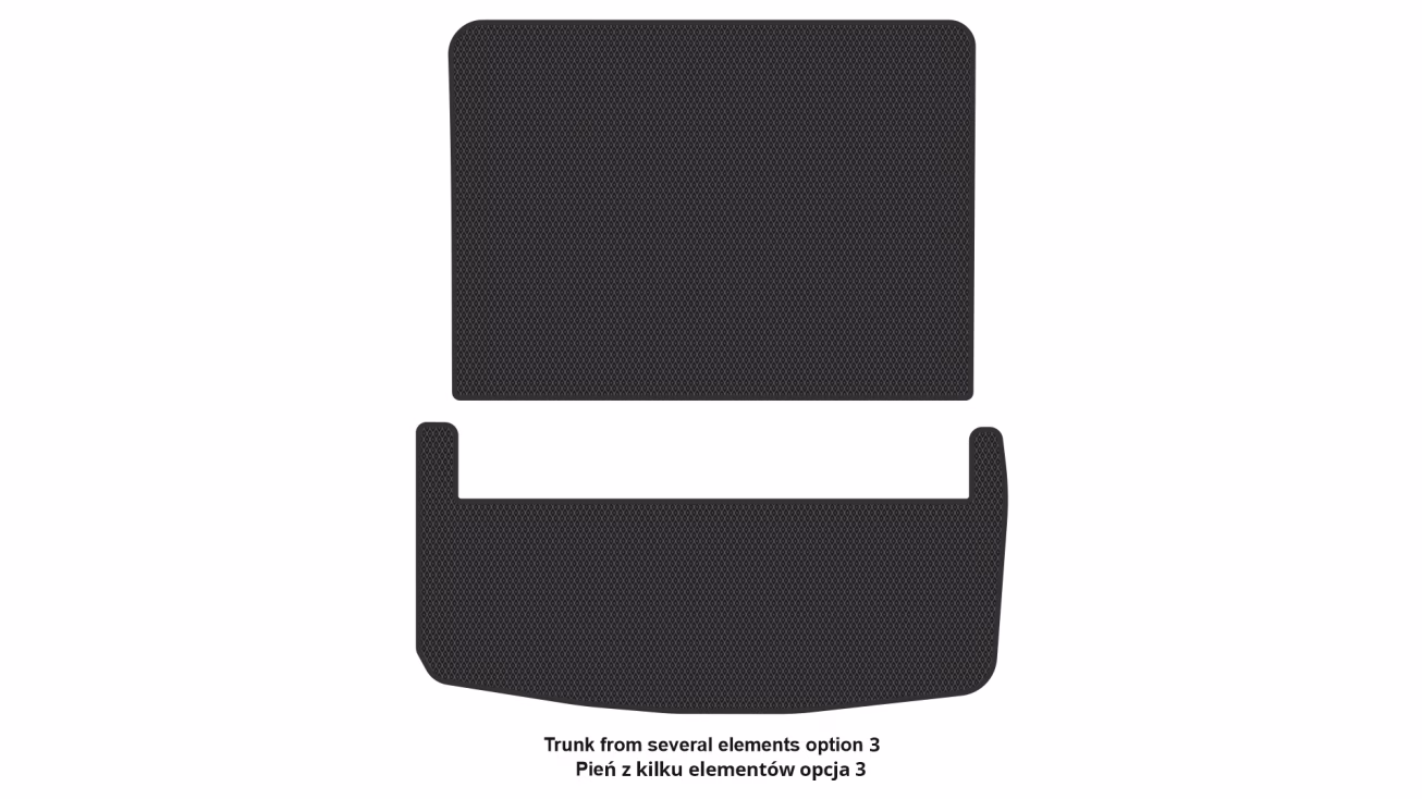 Interior mats for the GMC Acadia 2016-2023 II generation US Crossover 7-seater - Фото 6