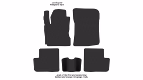 Interior mats for the Great Wall Haval M4 2012-… I generation EU Crossover - Фото 2