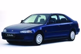 Dywaniki podłogowe do Honda Civic 1991-1995 V generacja EU Sedan