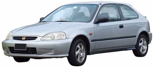 Dywaniki podłogowe do Honda Civic 1995-2000 VI generacja JP Hatchback 3-drzwiowy