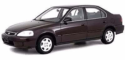 Dywaniki podłogowe do Honda Civic 1998-2000 VI generacja US Sedan