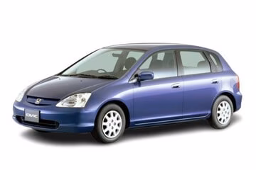 Dywaniki podłogowe do Honda Civic 2000-2005 VII generacja EU Hatchback 5-drzwiowy