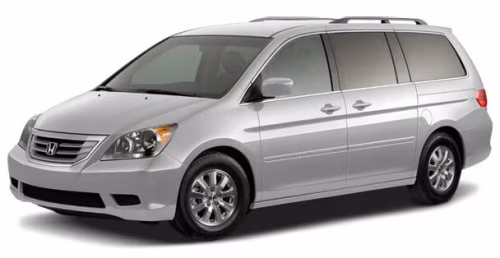 Dywaniki podłogowe do Honda Odyssey (RB3) 2008-2013 IV generacja JP Minivan 8-miejscowy