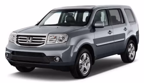 Dywaniki podłogowe do Honda Pilot 2008-2015 II generacja US Crossover 7-miejscowy