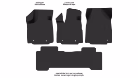 Interior mats for the Honda Pilot 2002-2008 I generation US Crossover 7-seater - Фото 2