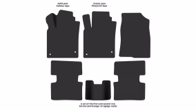 Interior mats for the Honda Civic (FC) 2015-2021 X generation US Coupe - Фото 2
