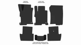 Interior mats for the Honda Accord (CT) 2012-2017 IX generation US Coupe - Фото 2
