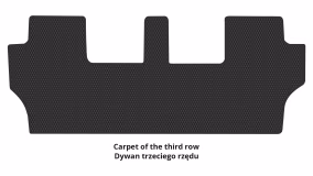 Dywaniki podłogowe do Honda Odyssey (RB3) 2008-2013 IV generacja JP Minivan 8-miejscowy - Фото 3