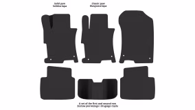 Interior mats for the Honda Accord 2008-2015 VIII generation US Universal - Фото 2
