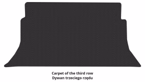 Interior mats for the Honda Elysion (RC) 2021-… II generation CN Minivan 7-seater - Фото 3