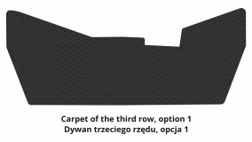 Dywaniki podłogowe do Honda Pilot Elite 2015-2022 III generacja US Crossover 8-miejscowy - Фото 3