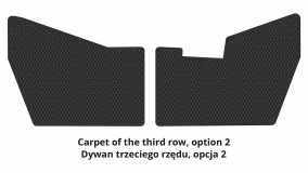 Dywaniki podłogowe do Honda Pilot Elite 2015-2022 III generacja US Crossover 8-miejscowy - Фото 4