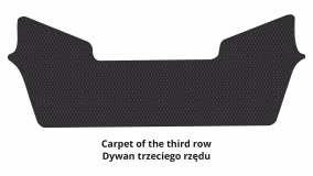 Dywaniki podłogowe do Honda Pilot Elite 2015-2022 III generacja US Crossover 7-miejscowy - Фото 3