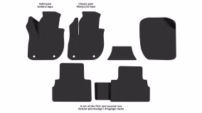 Interior mats for the Honda eNP2 2024-… I generation CN Crossover - Фото 2