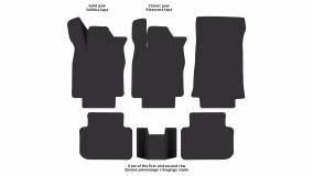 Interior mats for the Honda Civic 2021-… XI generation EU Sedan Hybrid - Фото 2