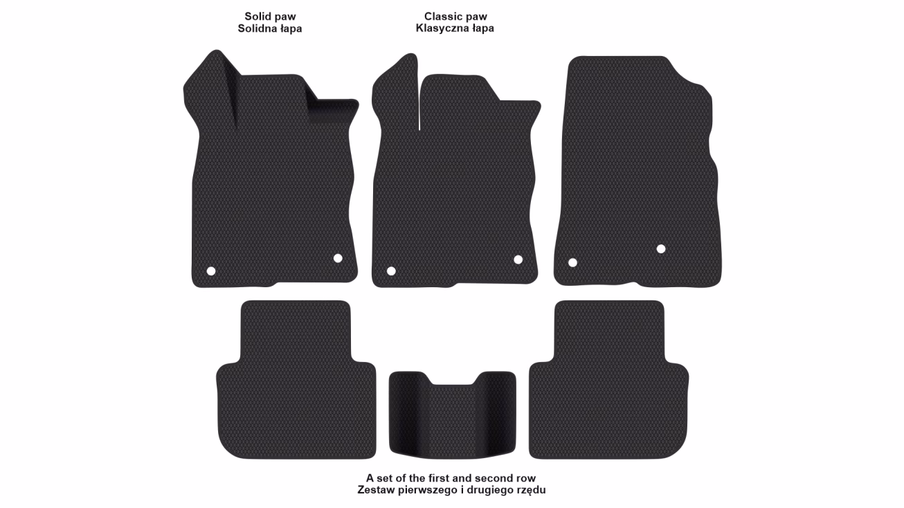 Interior mats for the Honda Civic 2021-… XI generation EU Hatchback Hybrid - Фото 2