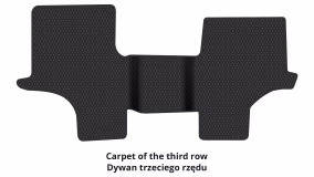 Interior mats for the Honda Stream 2000-2006 I generation EU Minivan 7-seater - Фото 3
