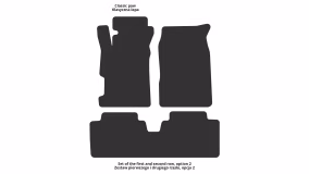 Interior mats for the Honda Civic 2000-2005 VII generation EU Sedan - Фото 3