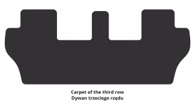 Dywaniki podłogowe do Honda Odyssey (RL5) 2010-2017 IV generacja US Minivan 8-miejscowy - Фото 3