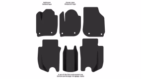 Interior mats for the Honda Jazz 2020-… V generation EU Hatchback Hybrid - Фото 2
