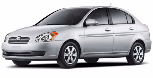 Dywaniki podłogowe do Hyundai Accent (MC) 2005-2010 III generacja GB Sedan