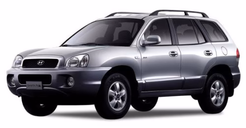 Dywaniki podłogowe do Hyundai Santa Fe (SM) 2001-2006 I generacja EU Crossover