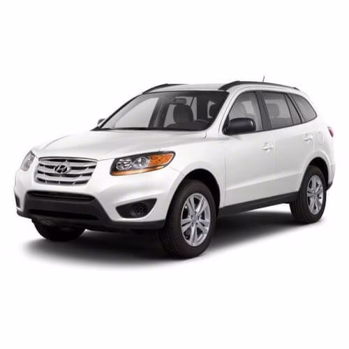 Dywaniki podłogowe do Hyundai Santa Fe (CM) 2005-2010 II generacja KR Crossover przed restylingiem 7-miejscowy