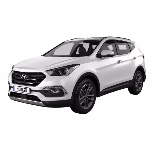 Dywaniki podłogowe do Hyundai Santa Fe (DM) 2012-2018 III generacja KR Crossover 7-miejscowy